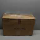 Large Outdoor Rug,9x12 Waterproof Modern Bordered Plastic Straw Carpet,Lightweight Outdoor Carpet,Easy Cleaning Folding Uv Resistant Picnic Camping Mat,Grey/White