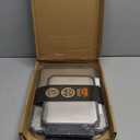 SNOWCLAD Stainless Steel Cutting Board,Double Sided Steel Cutting Board Set for kitchen,Stainless Steel/Wheat straw pp Large for meat,Dishwasher Safe [16 * 11+12 * 8.3 Inch]