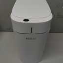 funest Smart Bathroom Trash Can with Lid- 3.5 Gallon Rechargeable Motion Sensor Trash Can,Waterproof Automatic Garbage Can with Automatic Suction Bag Feature,Waste Bin for Bedroom, Kitchen, Office