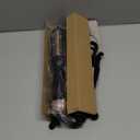 ZAVAREA Thermal Brush, 1.5 Inch Heated Round Curling Brush, 800M Negative Ions Ceramic Stylers for Less Frizz, 4 Temp Set, Dual Voltage for Travel, Easy Use Boosts Shine (Elegant Black)