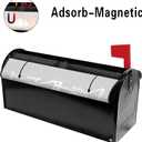 Halloween Skull Mailbox Cover 21x18 Inch, Trick Or Treat Post Letter Box Covers, Halloween Spooky Magnetic Waterproof Mail Wraps for Outdoor Yard Garden Standard Mailbox Decor