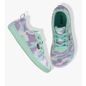 ZYEN Wide Toe Box Barefoot Shoes for Women | Wide Width Breathable Camouflage Shoes | Zero Drop Sole Fashion Non Slip Gym Sneaker Lightweight Minimalist Walking Sneaker, 8.5