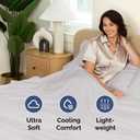 Cal King Size Flat Sheet - Hotel Quality Top Flat Bed Sheet Only - Ultra-Soft, Comfy, Breathable & Cooling - Fade & Wrinkle Free - Easy-Care, Stain & Shrink Resistant Bedding - Oeko-Tex - French Grey