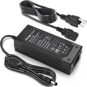 Facmogu 3 Prong DC 12V 3A 36W AC to DC Power Adapter, Desktop Adpater with 5.5x2.1mm & 2.5mm, 12V Power Switching Transformer, 12 Volt 3 Amp Power Supply Converter with 9.84ft/ 3m in Total Length (12V 3A (3 Prong Plug))