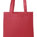 50 Pack Non Woven Tote Bags - Rose red Reusable Shopping Bags Bulk for Grocery, DIY Craft & Party Favors , 20inch x 30inch x 10inch