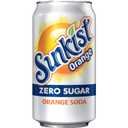 Sunkist Zero Sugar Orange Soda, 12 fl oz cans, 12 pack (EXP 08/01/26)