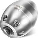 Sewer Jetter Nozzle for Pressure Washer, 3/8" NPT Internal Thread Strong Shot Jetter Head, Stainless Steel Power Washer Drain Jetter Cleaner, 3000 PSI