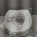 Carex Toilet Seat Riser, Adds 5 Inches of Height, Elevated and Raised Toilet Seat with 300 lbs Capacity, Standard Riser for Elderly and Handicap, Universal, Slip-Resistant, White