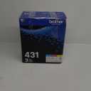 Brother TN-431 3PK, Cyan, Magenta, Yellow, Standard Yield, Model: TN4313PK (Colors)