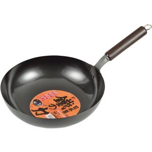 Pearl Metal HB-2739 Iron Pot, 11.8 inches (30 cm), Pure Iron, Induction Compatible, Made in Japan, Tsubame Sanjo