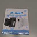 Anti-Theft Ring Doorbell Mount, Adjustable No-Drill Stainless steel Mounting Bracket Cover Holder Compatible with Ring Doorbell 4/3/2/1 for Home Rentals Office Room, White