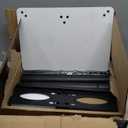 TVON Universal Floor TV Stand with Mount for Most 32-60 Inch TVs up to 88lbs, Height Adjustable TV Floor Stand with Wood Base for Space Saving, Tall Floor TV Stand for Bedroom, Corner & Living Room (BLACK)