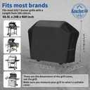 Grill Cover, 67 Inch BBQ Gas Grill Cover for Outdoor Grill, Waterproof, Weather Resistant, UV & Fade Resistant Barbecue Cover, All Weather Protection BBQ Cover for Outside