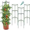 Tomato Cage - Premium Tomatoes Plant Stakes Support Cages Trellis for Garden and Pots Multi-Functional Climbing VegetablesCages Trellis(51 inches3 Pack) (Tomato Cage 3 Pack)