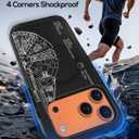 Heavy Duty for iPhone 17 Pro Max Case - Compatible with MagSafe Shockproof Protective Rugged Magnetic Men Military Grade Shock Drop Proof Phone Cover Funda for Apple 17 Promax Case, Black