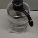 1 Gallon Water Bottle, Water Jug with Motivational Time Marker & Strap & Handle,Large-Capacity leakproof water bottles for Travel Sport Gym OutdoorClear