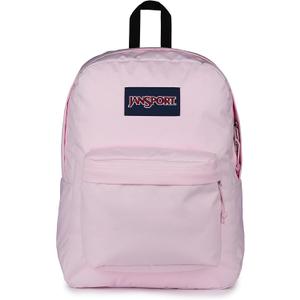 JanSport SuperBreak One Backpack - Durable, Lightweight Bag with 1 Main Compartment, Front Utility Pocket with Built-in Organizer, Premium Backpack, Pink Ice