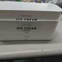 Set of 2 Reusable Ice Cream Tub Containers 2 Quart Each with Lids