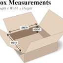 Partners Brand Corrugated Cardboard Boxes 17"L x 17"W x 6"H, Pack of 20, 200#/ECT-32 Kraft Material | Shipping, Packaging, Moving, Storage Box for Home or Business, Strong Wholesale Bulk Boxes