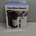 Hamilton Beach The Scoop Single Serve Coffee Maker & Fast Grounds Brewer for 8-14oz. Cups, Brews in Minutes, Black (47620), Next Gen