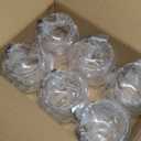 [6 Pack] 27 Ounce Largest Mini Plastic Fish Bowls for Decoration - Fun Sized Fish Bowls for Drinks to Start the Party - Clear Vase for Stunning Centerpieces - Set - Craft Vase Round Clear