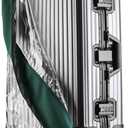 Transparent PVC Suitcase Cover, No Disassembly Required Clear Luggage Protector Suitcase Cover (30, Green)