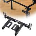 Fohil Headboard Brackets for Metal Bed Frame, 2 Pack Adjustable Headboard Brackets with Footboard Extension Kit Black Universal Headboard Bracket Kit Fit Twin Full Queen King