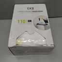 EKO 21 Gallon / 50-90 Liter,110 CountDrawstring Trash Bags, Extra-Strong Unscented Garbage Bags, Easy-Dispense Roll for Kitchen & Household Use, Resists Tears, Leaks and Punctures, Code G, White