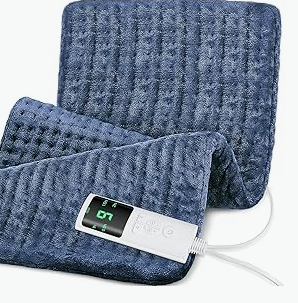 Heating Pad for Back Pain and Cramp Relief, Large 33"x17" Electric Heating Pad for Neck and Shoulders Moist Dry Heat with 9 Adjustable Heat, Auto ShutOff Timer, Gifts for Women Mom
