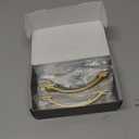 Amerdeco 10 Pack Brushed Gold Cabinet Pulls 4 Inch(102mm) Hole Centers, Handles for Kitchen Cabinet Hardware, Arch Cabinet Handles for Bathroom Dresser Drawer Handles ZH0016