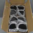 24 Pack, 8 OZ Thick Glass Jars with Metal Lids, Clear Round Candle Making Jars,Empty Food Storage Containers, Mason Canning Jar For Spice, Powder, Liquid, Sample, Lotion, Cosmetic,Dishwasher Safe