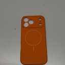 Miracase Magnetic for iPhone 17 Pro Max Case, Compatible with MagSafe, Integrated Silicone Camera Control Cover, 3.0mm Thicken Shockproof Drop Protection Phone Case for 17 ProMax, Orange