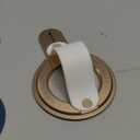 2nd Gen for Magsafe Phone Grip for iPhone - Strong Dual-Sided Magnetic Phone Ring Holder - Detachable, Comfortable Finger Loop Stand for iPhone 17 Pro Max 16 15/14/13/12 Series (Gold)