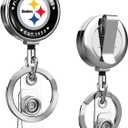 1 Pack Heavy Duty Retractable Badge Reel Holder Retractable with ID Clip for Nurse Nursing Name Tag Card Nursing Student Teacher Doctor Medical Assistant Work Office Clip-Gifts for Nurse