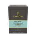 Taylors of Harrogate Organic Peppermint, Herbal Tea, Individually Wrapped Bags, 20 Count (Pack of 1), Clean, Pure and Refreshing, Caffeine-Free, Enjoy Hot or Iced, 20 Teabags (EXP 03/31/27)