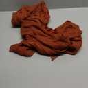 Fall Thanksgiving Table Runner Terracotta Decorations 120 Inch 10 FT Rustic Burnt Orange Sheer Cheese Cloth for Baby Bridal Shower Friendsgiving Party Centerpiece Gauze Decor for Home