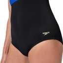 Speedo Women's Swimsuit One Piece Sweetheart Moderate Cut, Size 6