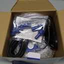 Pool Cover Pump with Lights, Above Ground Sump Pump Submersible, Sump Pumps for Pool Draining, Water Removal Pumps with 16ft Drainage Hose & 25 ft Extra Long Power Cord,850 GPH,4 Adapters-Navy Blue