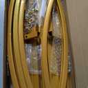 Putros Arch Backdrop Stand, Metal Wedding Arch Stand, 7.2ft,6.6ft,6ft, Gold