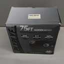 75ft Non-Expanding Garden Hose  Ultra-Light, Kink-Free, High-Pressure, Abrasion-Resistant, Durable, All-Weather, Eco-Friendly, Black&Gray