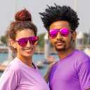 Jefoo Polarized Aviator Sunglasses for Women Men Retro Trendy Sports Sunglasses for Outdoor UV400 Protection