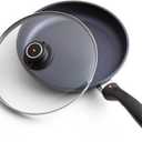 Swiss Diamond Frying Pans Nonstick with Lid, Features Nonstick Diamond Coated Aluminum Skillets and Oven Safe Frying Pans with Lids, Cover Included, 10.25 Inch