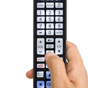 One Touch Instant Pairing Replacement Remote Pre-Programmed for Samsung, Sony, LG, Vizio, Roku TV 2 Device 80830, Black 