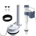 3-Inch Toilet Flush Valve Replacement Kit | Compatible with American Standard Champion 4 Model | Includes Flush Valve, Fill Valve, Gasket, Bolts | For 2-Piece Toilets