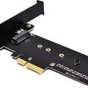 EZDIY-FAB PCI Express M.2 SSD NGFF PCIe Card to PCIe 4.0 x4 M2 Adapter (Support M.2 PCIe 22110,2280, 2260, 2242)