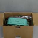 GreenLife 3-in-1 Breakfast Maker Station, Healthy Ceramic Nonstick Dual Griddles for Eggs Meat Sausage Bacon Pancakes and Breakfast Sandwiches, 2 Slice Toast Drawer, Easy-to-use Timer, Turquoise