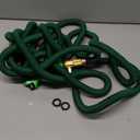 NON-EXPANDABLE Garden Hose 50 ft, Heavy Duty Flexible Water Hose, Kink Resistant Lightweight Hybrid Hose with Durable Fabric Skin, Leakproof Hose Male to Female Fittings