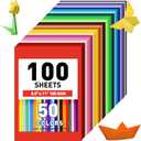 MAXECHO 8.5" X 11" Colored Cardstock Bulk 100 Assorted Sheets in 50 Colors Construction Paper Card Stock Printer Paper for DIY Crafts, Party Decorations, Cricut, 180 GSM/65 LB