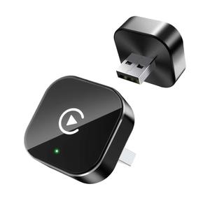 Wireless CarPlay Adapter for Apple iPhone & Android, 2-in-1 Adapter Convert Wired to Wireless Dongle