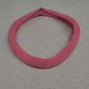 ZHOL Pink Steering Wheel Cover, Universal 15 inch Microfiber Breathable Ice Silk Anti-Slip Car Wheel Protector, Warm in Winter Cool in Summer